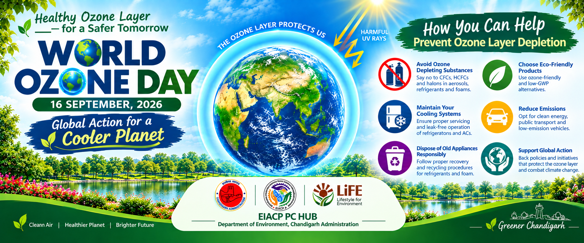 "Global action for a cooler planet – Celebrating 10 years of sustainable cooling under the Kigali Amendment to the Montreal Protocol"